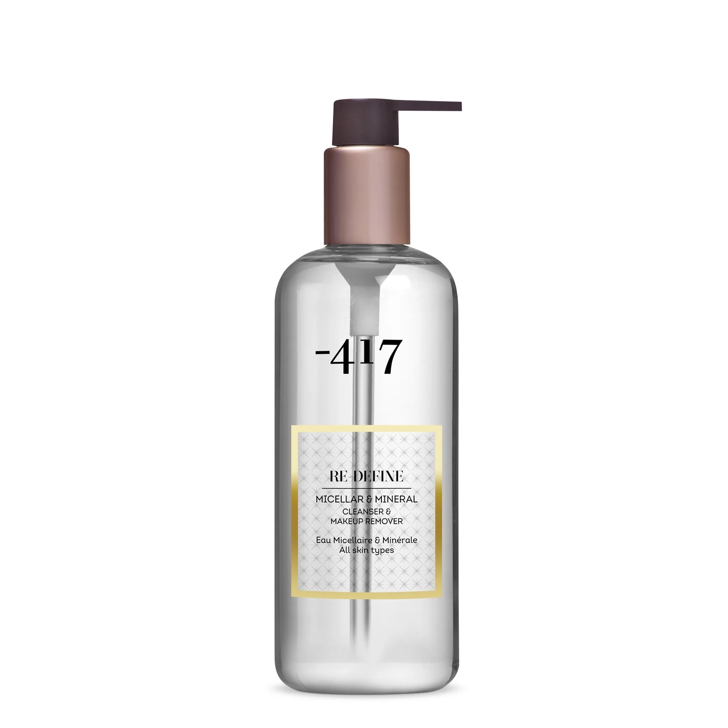 Re Define Limpiador Micelar y Mineral y Desmaquillante - Agua Limpiadora Facial, Desmaquillante de Ojos
