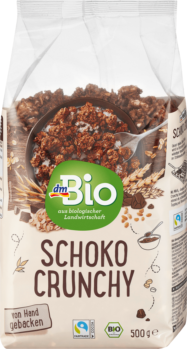 Müsli Crunchy, Schoko, 500 g