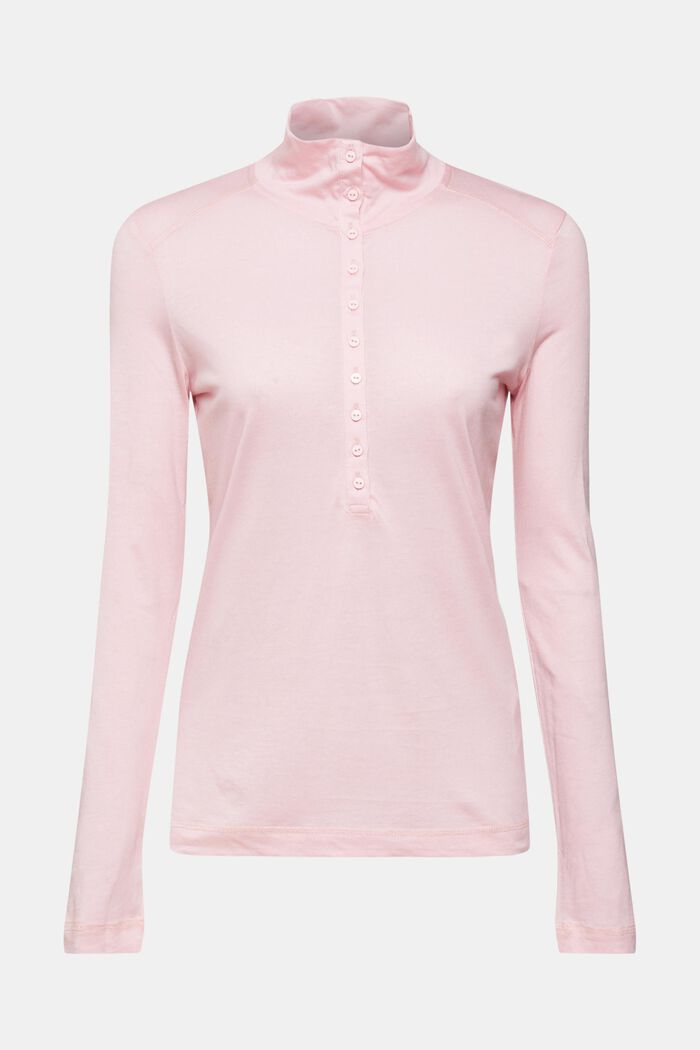 Longsleeve mit Stehkragen, TENCEL™