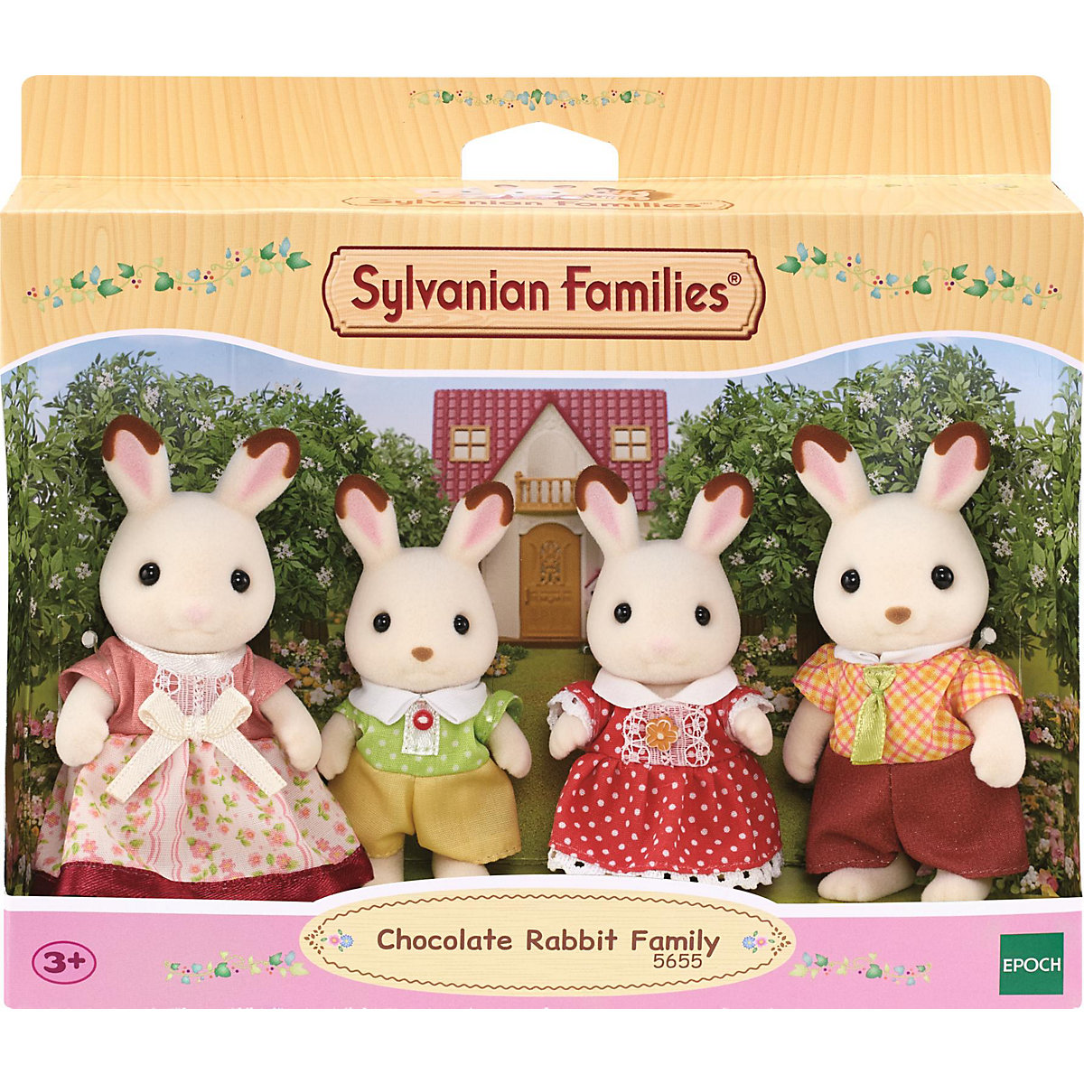 Sylvanian Families Schokoladenhasen Familie NEU