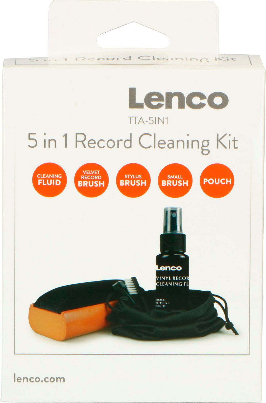 Lenco Reinigungsbürste 5 in 1 Schallplatten-Reinigungsset, Schallplatten, (Set)