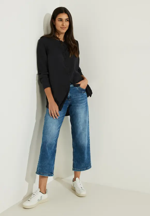 CECIL Longbluse in Unifarbe