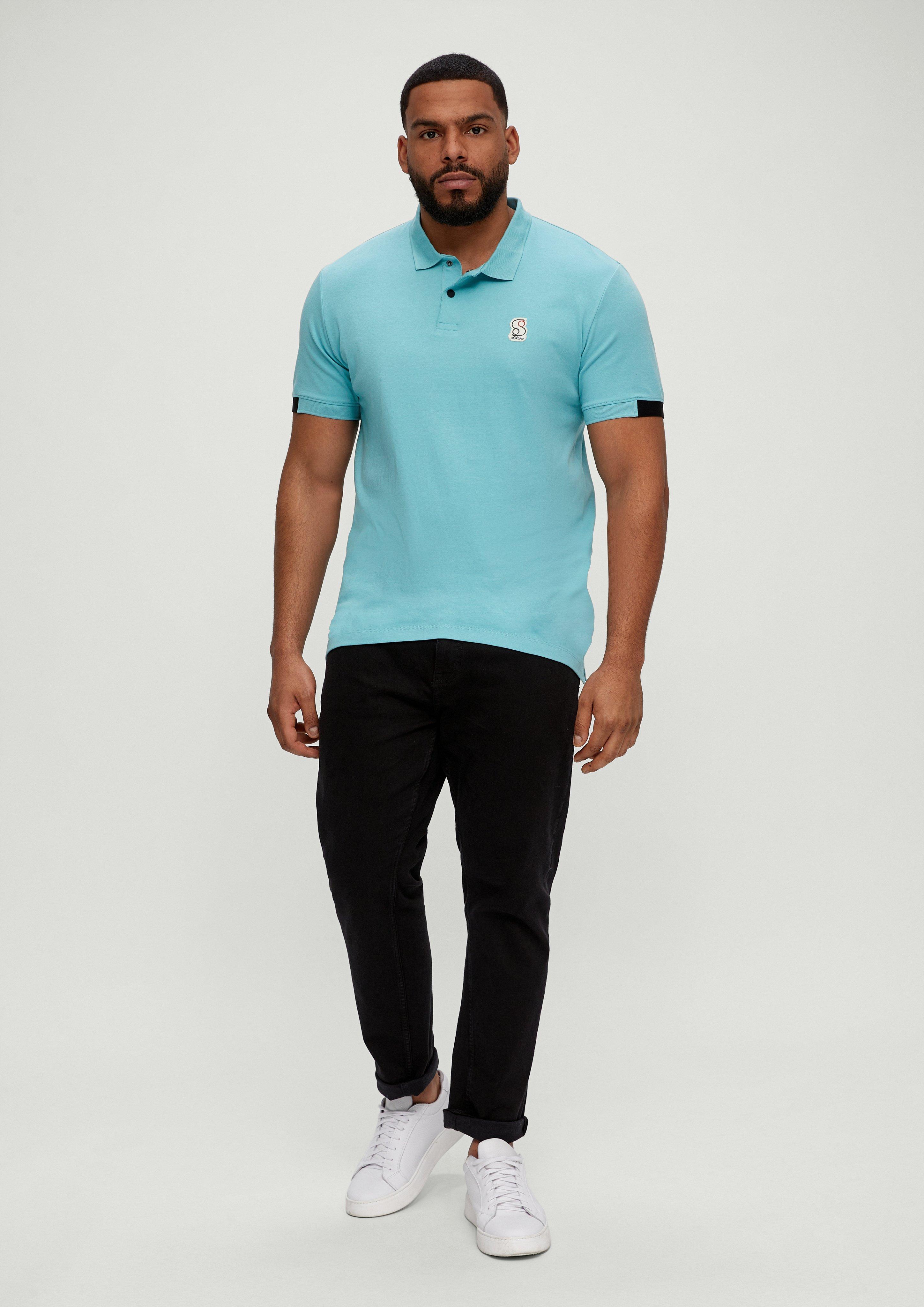 Poloshirt mit Label-Patch  2133344-6120