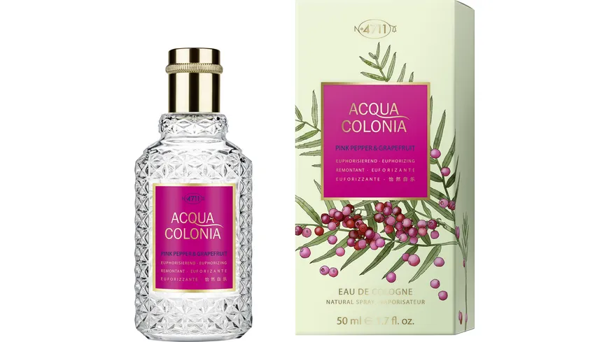 4711 ACQUA COLONIA Pinkpepper + Grapefruit Eau de Cologne 50 ml