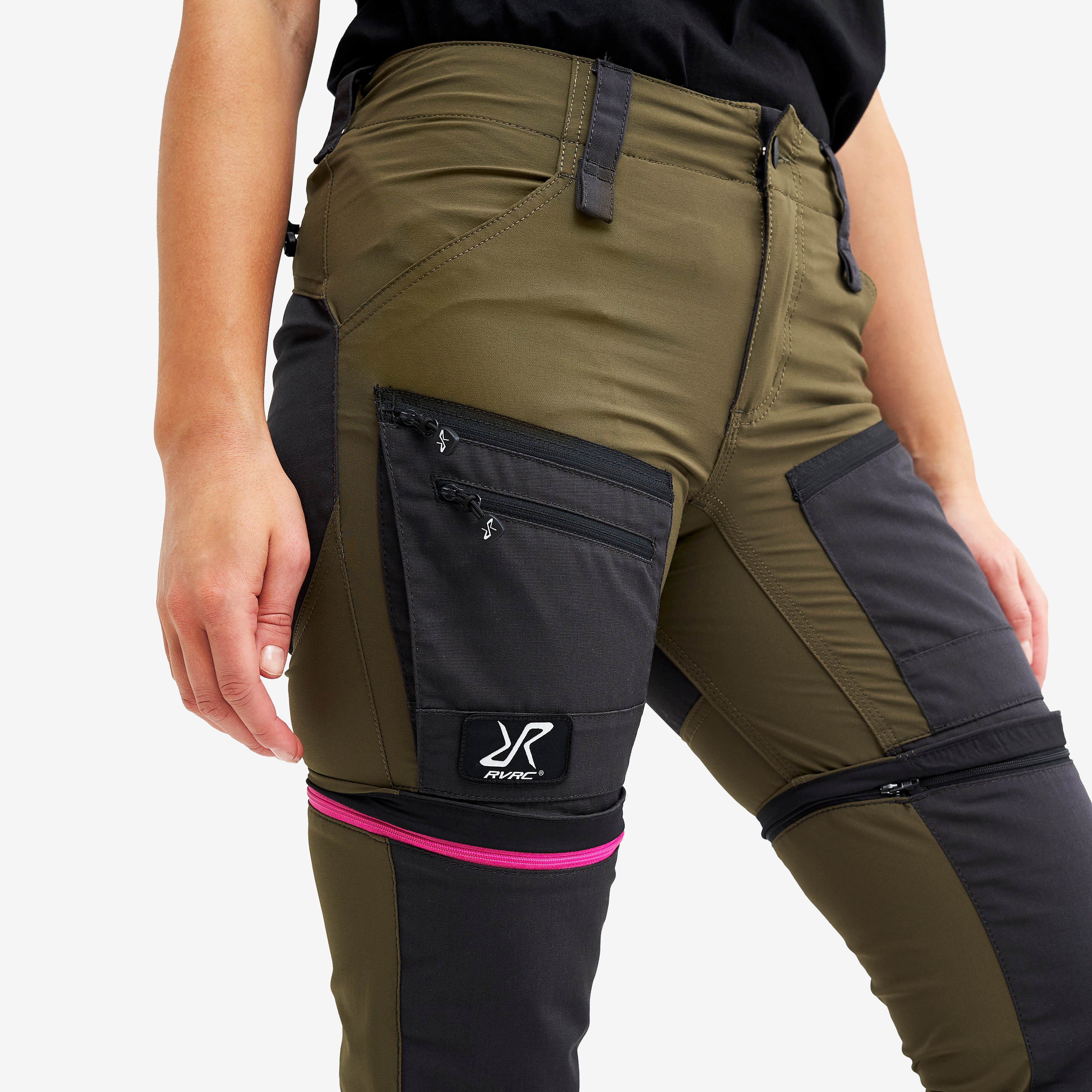RVRC GP Pro Zip-off Pants Femme Dark Olive