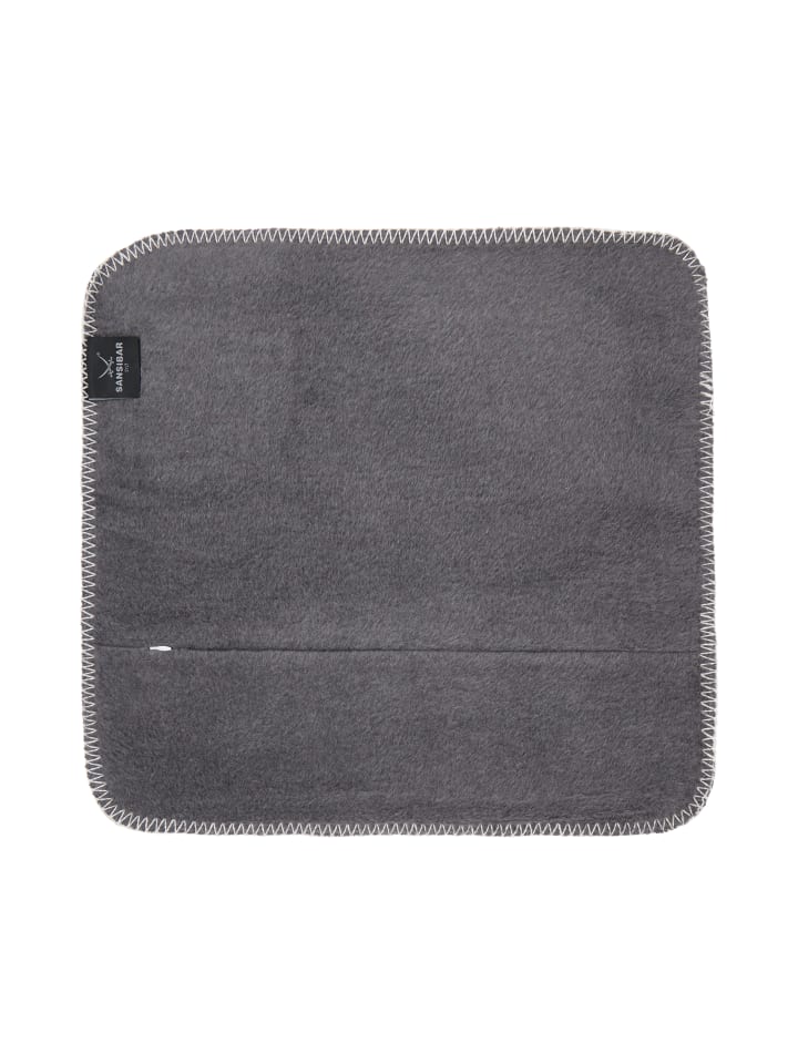 Sansibar Kissenhülle Doubleface in Anthrazit, 50x50 cm günstig kaufen 50x50 cm