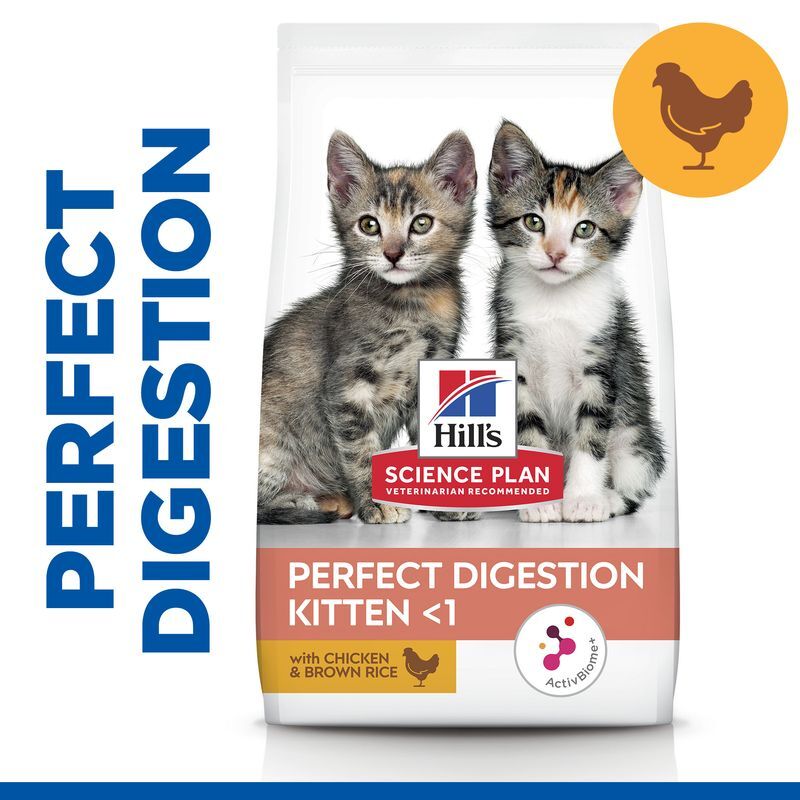 Hill's Trockenfutter Hill's Science Plan Perfect Digestion Kitten mit Huhn und Reis 1,5 kg