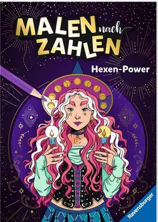 Malen nach Zahlen: Hexen-Power
