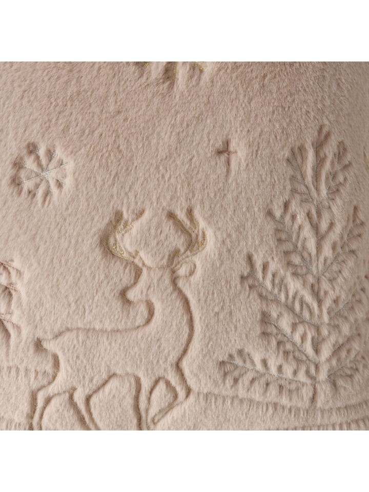 Boltze Plüschkissen in beige günstig kaufen onesize
