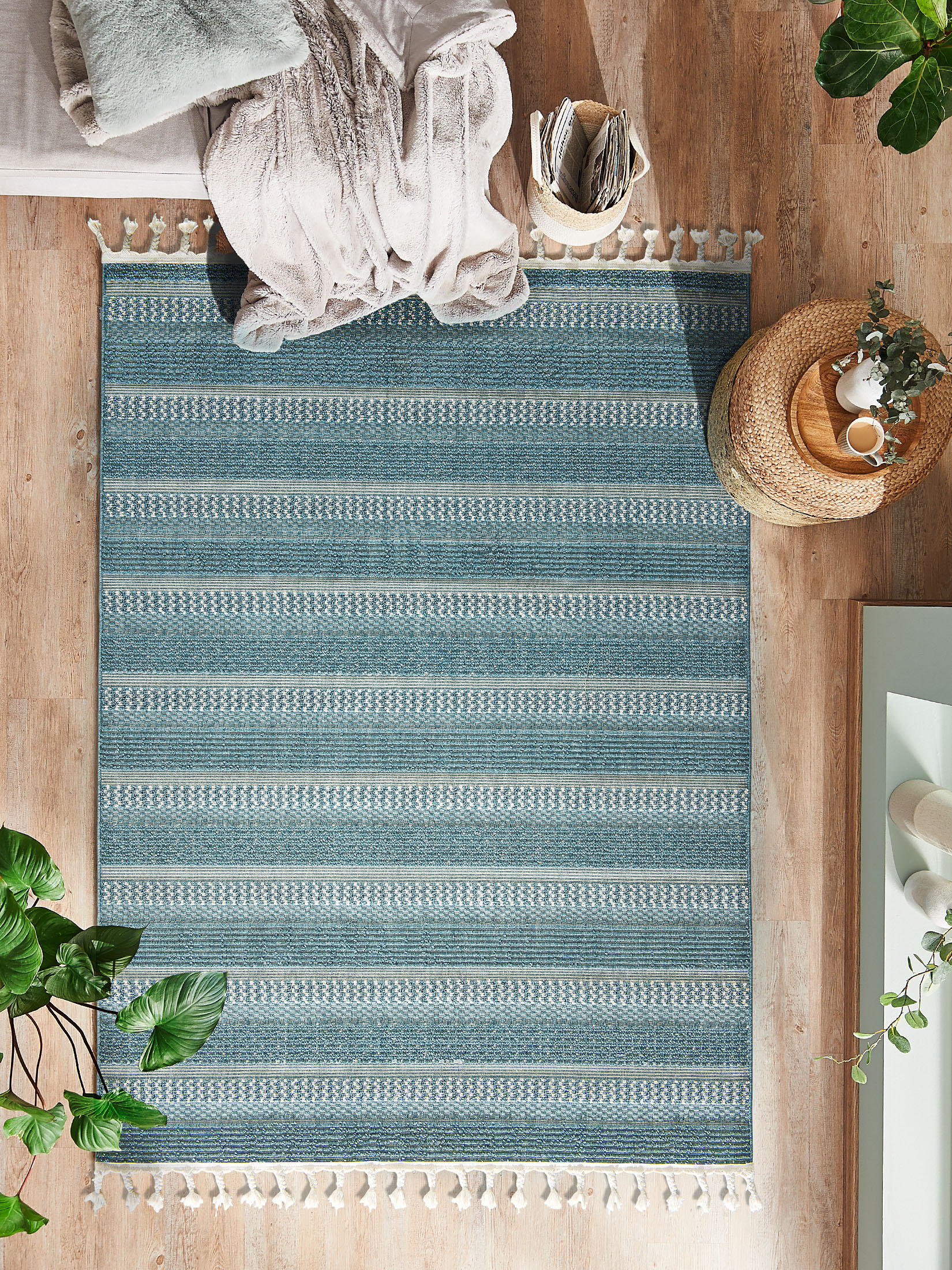 Kalmar Moderner Teppich, Blue