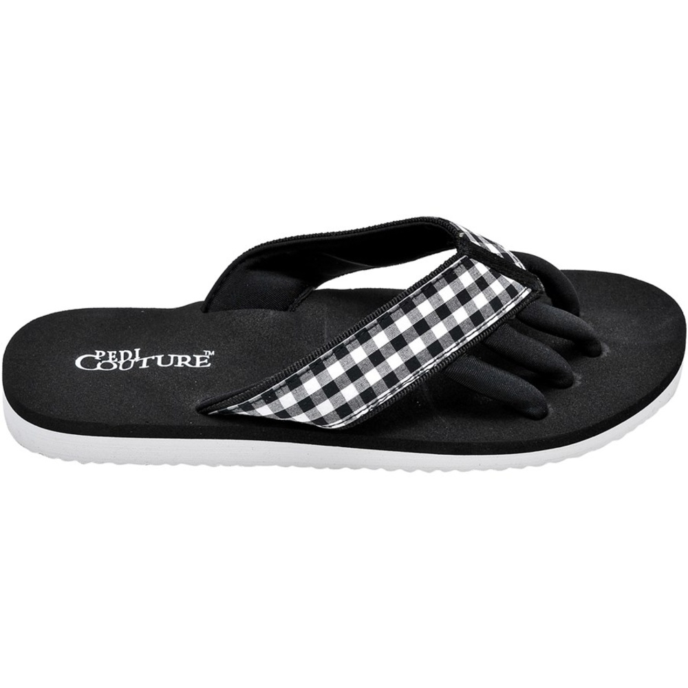 Pedi Couture Gingham Print soin des pieds