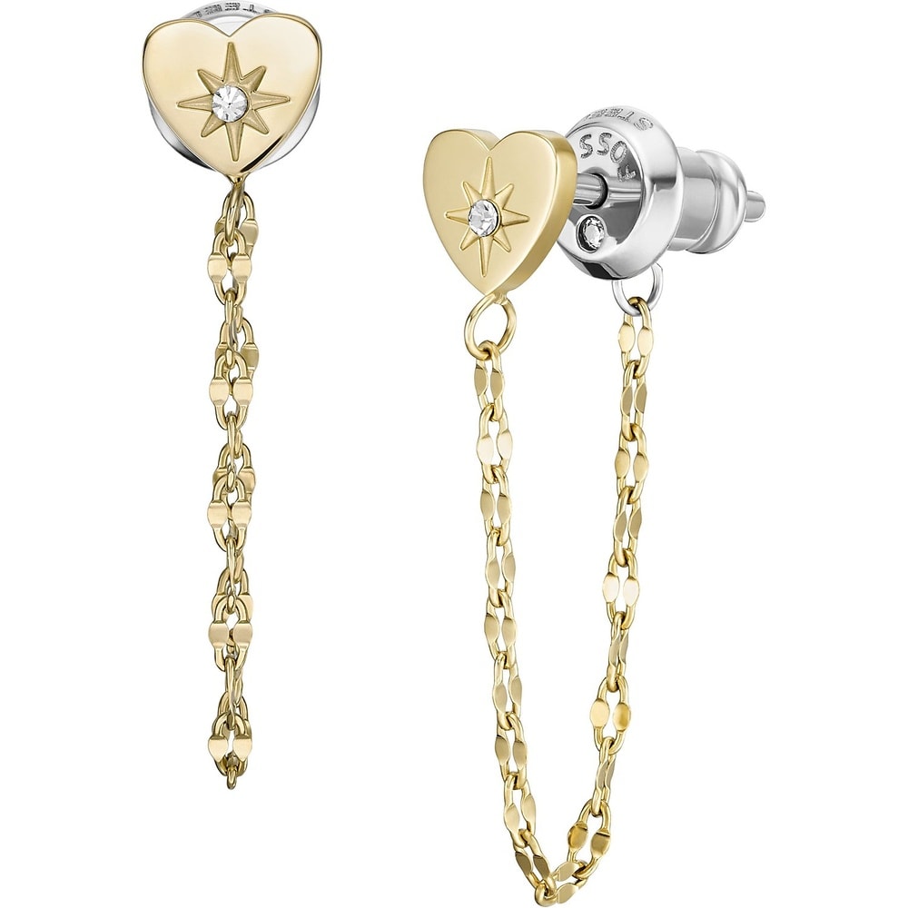 Fossil Boucles d'oreilles Acier inoxydable Boucles d'oreilles