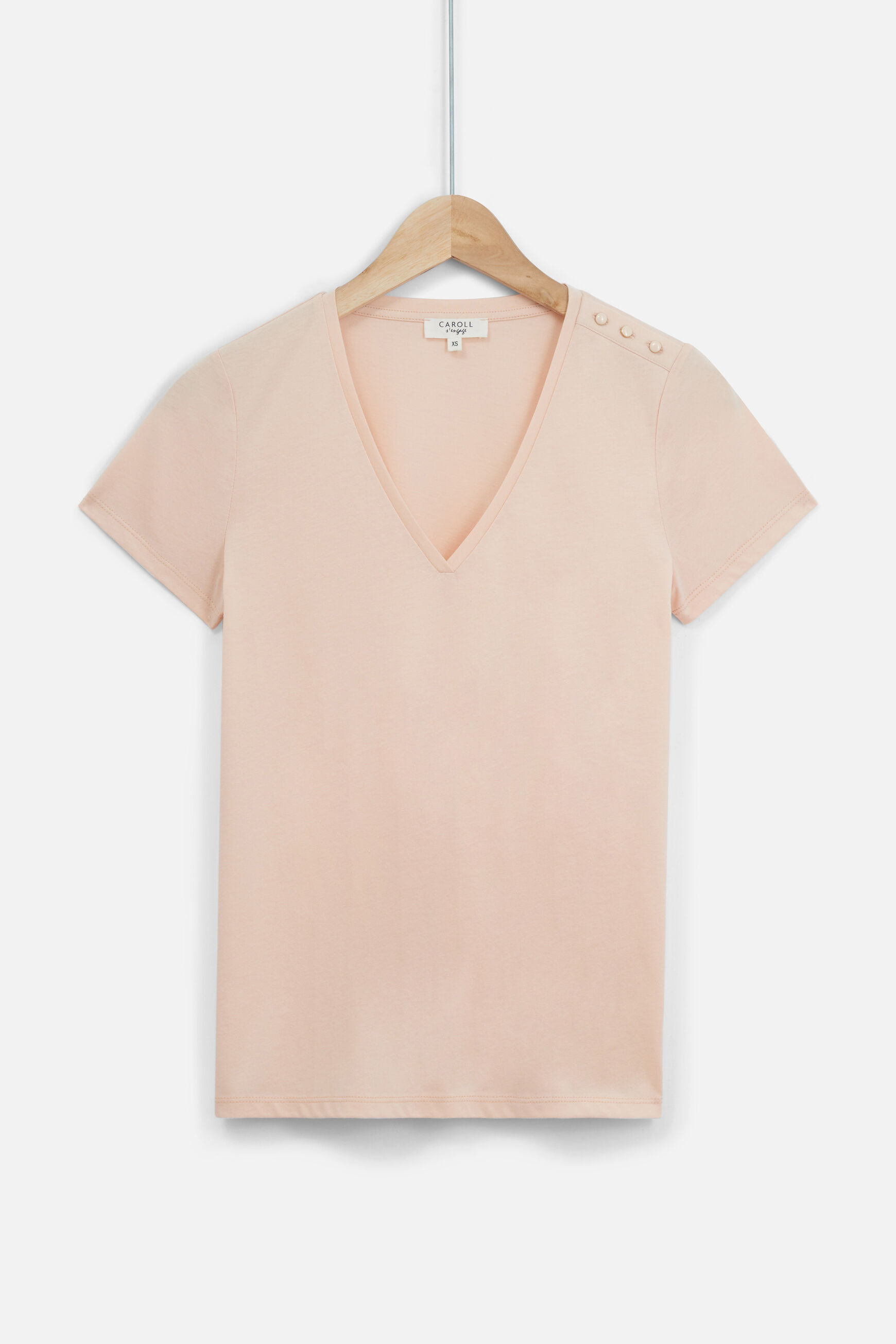 t-shirt manon rose pastel femme