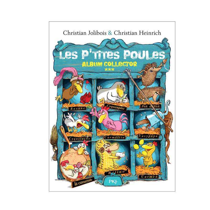 Livre Les p'tites poules Album Collector Tome 9 à Tome 12 - Pocket Jeunesse