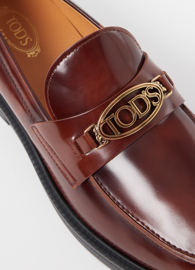 Tod's mokasīni no teļādas ar logotipu