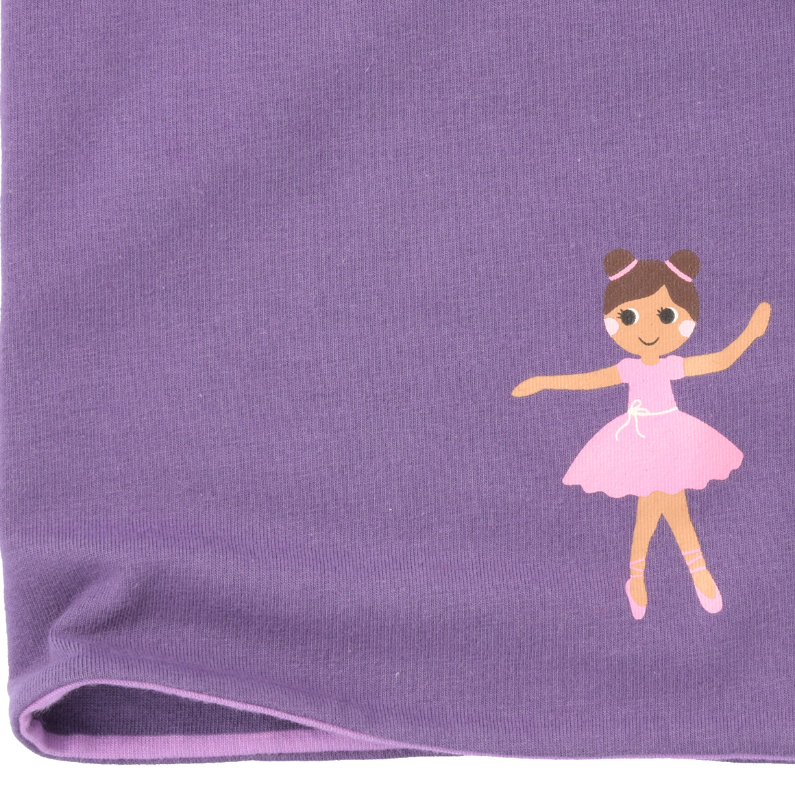 Mädchen Rundschal mit Ballerina-Motiv