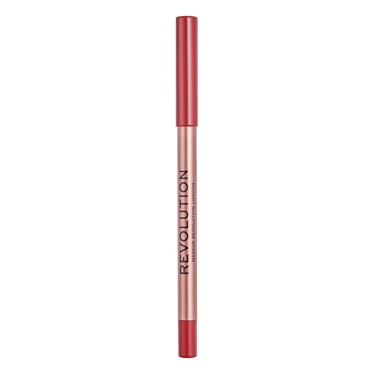MAKEUP REVOLUTION Оловка за усне Satin Kiss, руби црвена 1 г