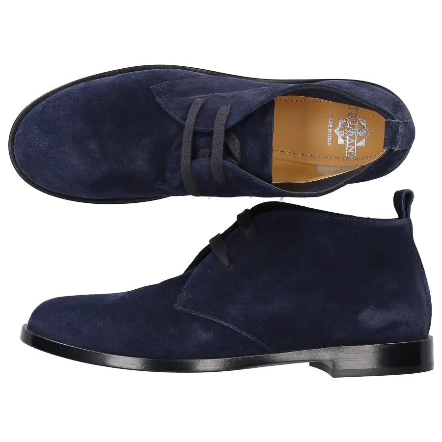Truman's - Stiefeletten 9617 Veloursleder - blau