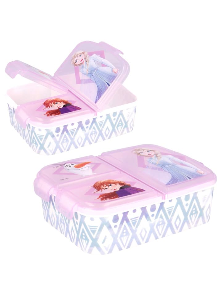 Disney Frozen Brotdose | 3 Fächer | Disney Frozen II | Lunch to Go | Vesper Dose günstig kaufen onesize