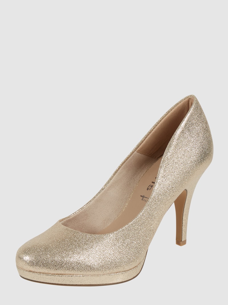 High Heels mit TOUCH it-Fußbett in gold