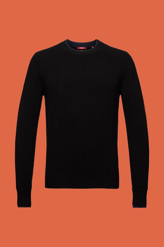 Kaschmirpullover mit Rundhalsausschnitt