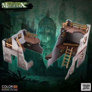 Malifaux ColorED Tabletop-Bausatz 32 mm Slum Ruins