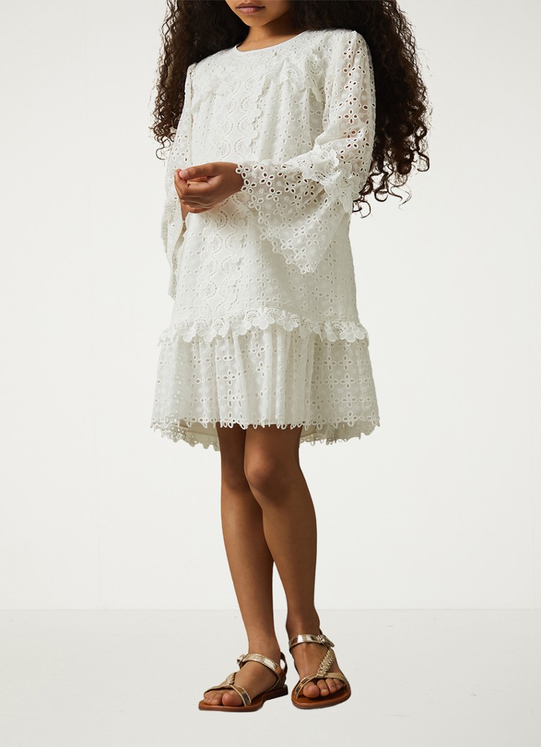 Reiss Zadie tunic dress with embroidery