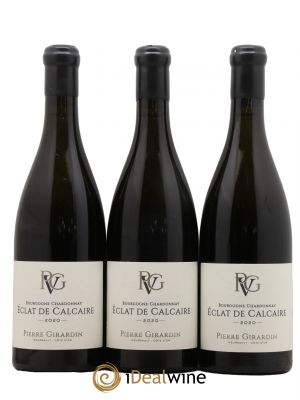 Bourgogne Chardonnay Eclat de Calcaire Pierre Girardin  2020 - Lot de 3 Bouteilles