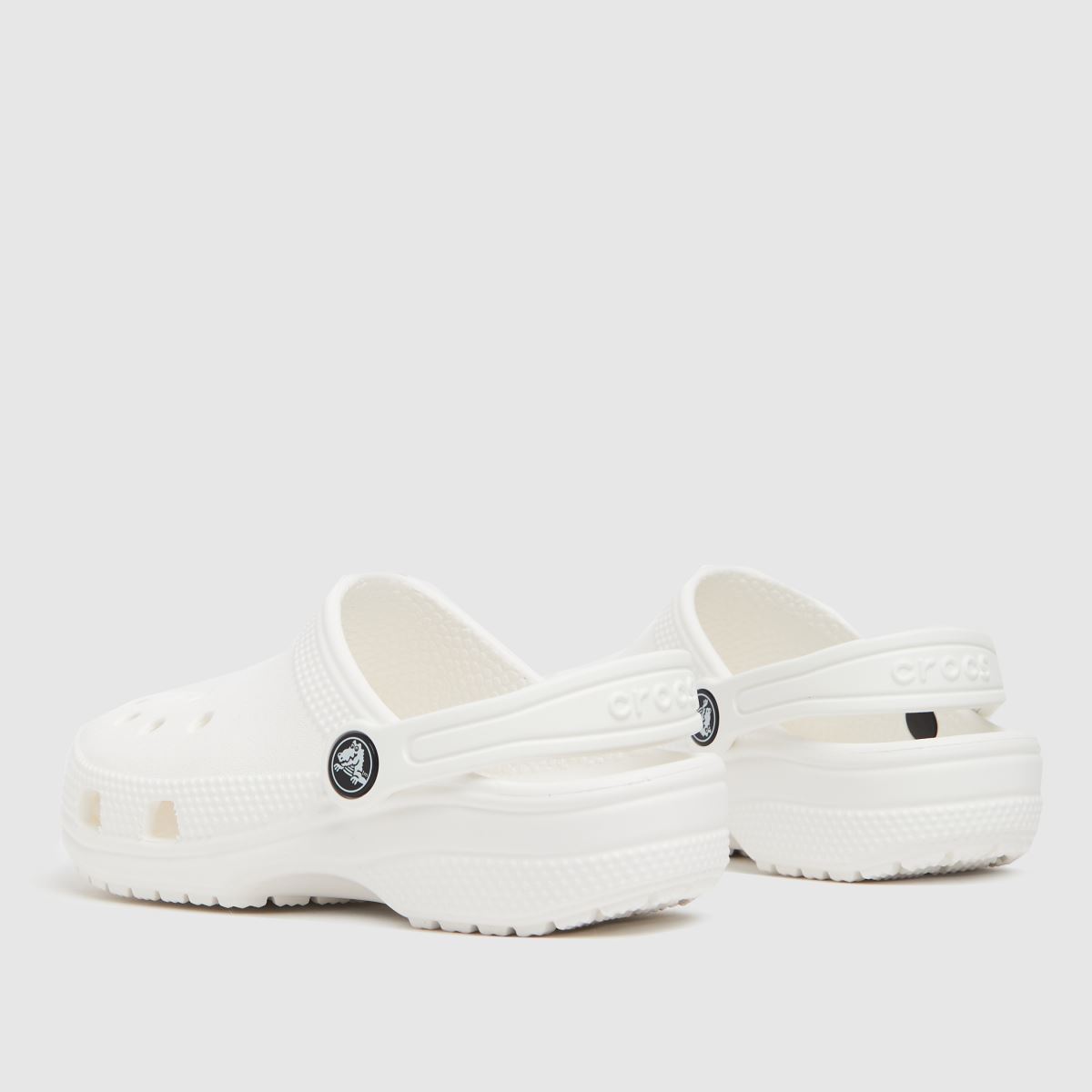 Crocs fehér klasszikus klumpa Junior szandál