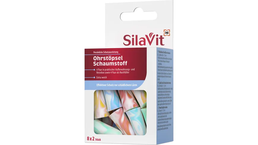SilaVit Ohrstöpsel Schaumstoff