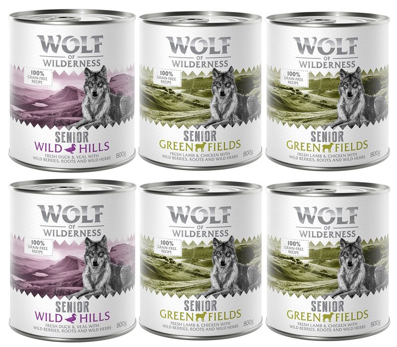 Probierpaket Wolf of Wilderness Nassfutter