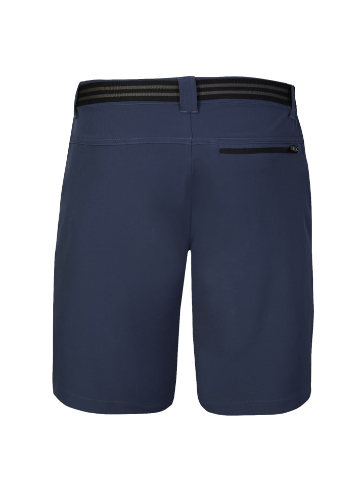 Killtec kurze Outdoorhose / Shorts mit Gürtel in Dunkelblau günstig kaufen