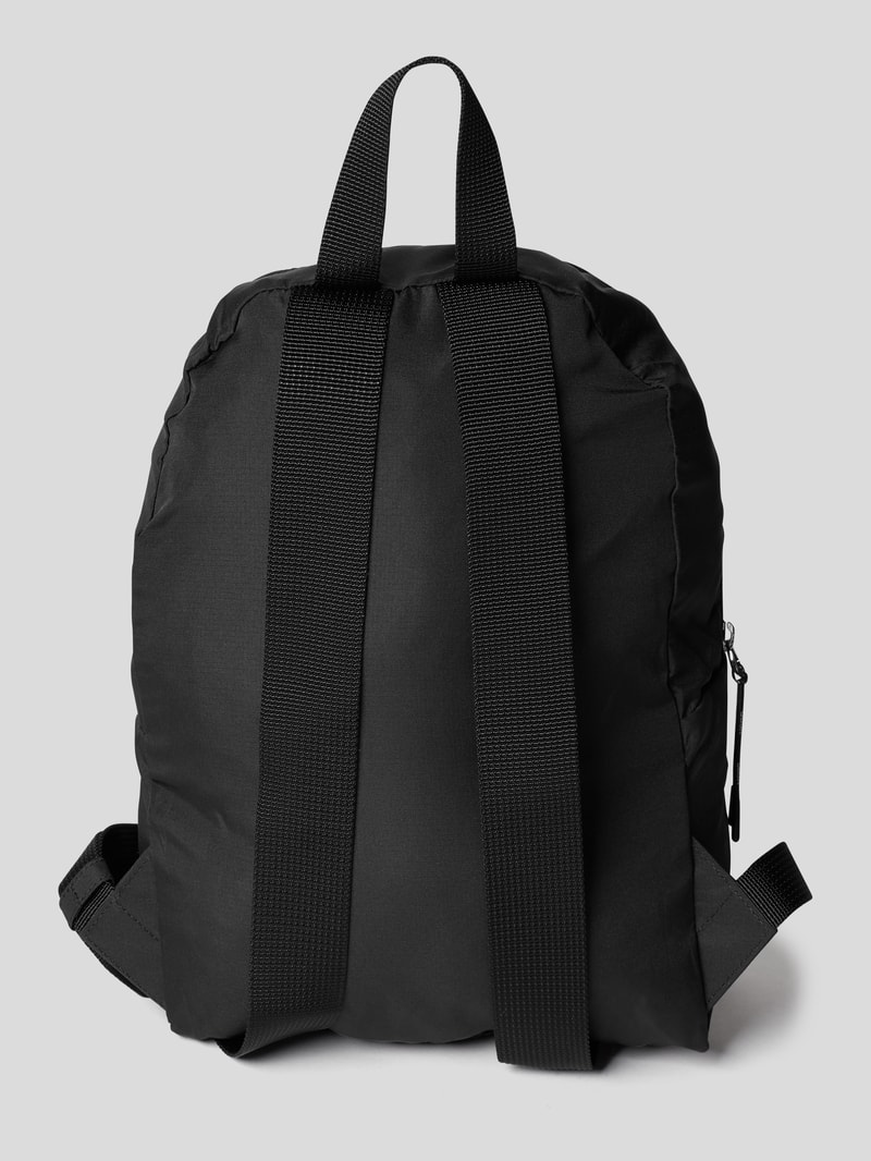 Rucksack mit Logo-Schriftzug in schwarz