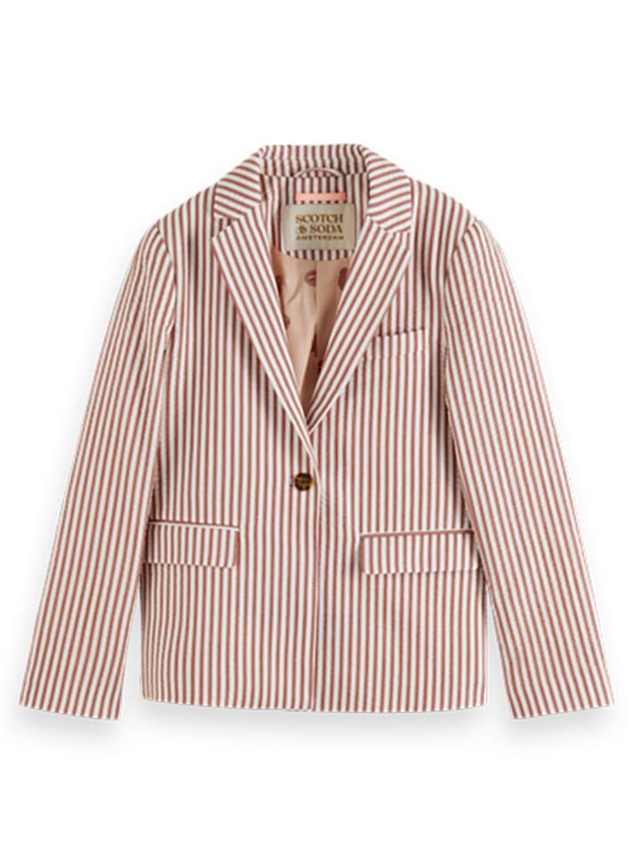 Scotch & Soda Blazer in Rot/ Weiß günstig kaufen