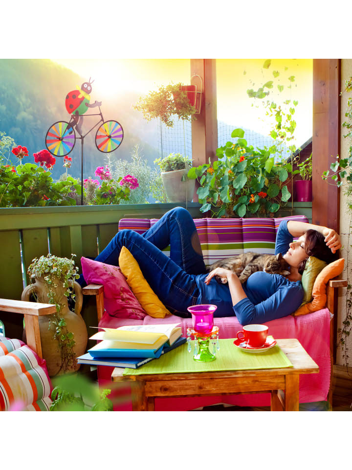 relaxdays Windrad Marienkäfer in Bunt günstig kaufen onesize
