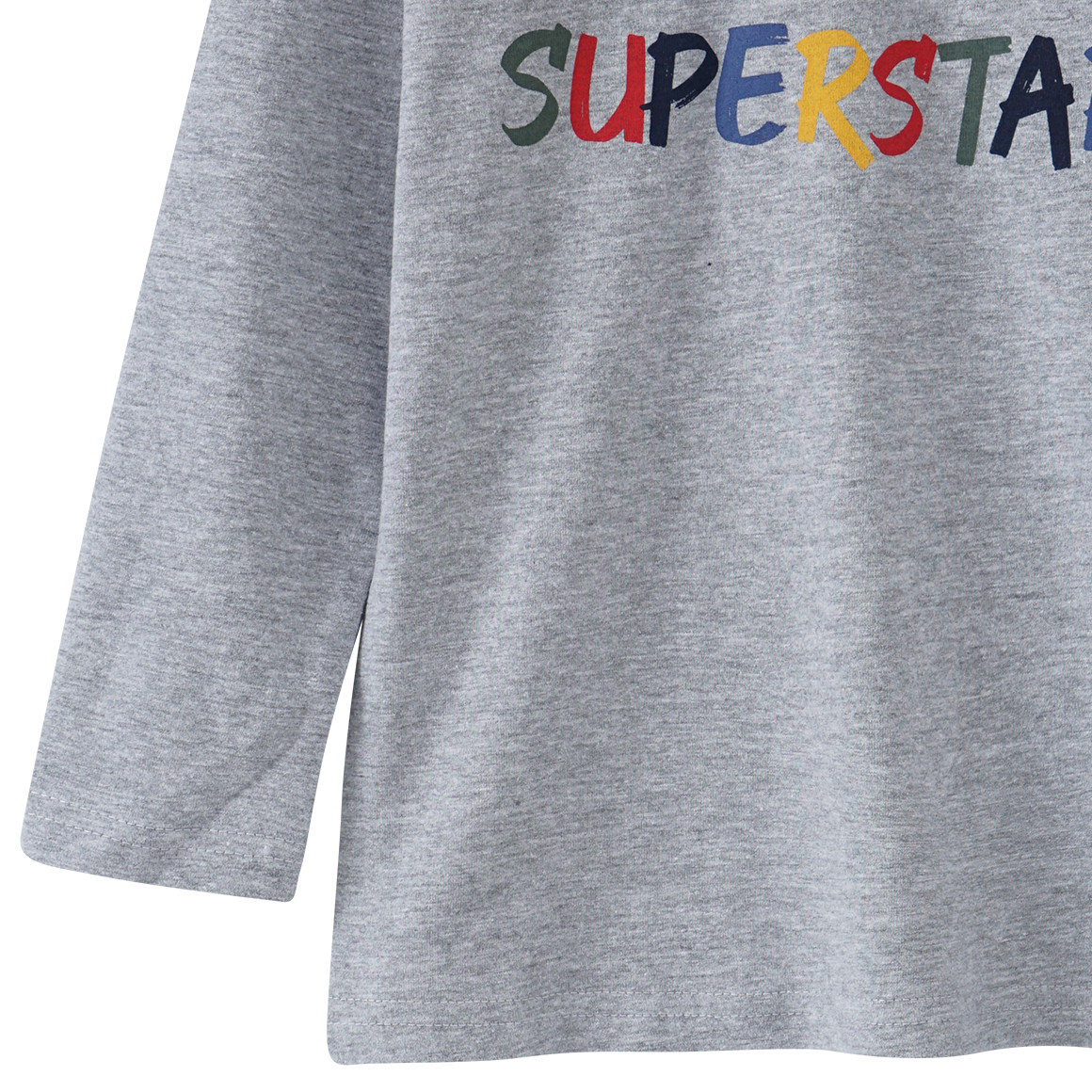 Kinder Langarmshirt mit Message-Print
