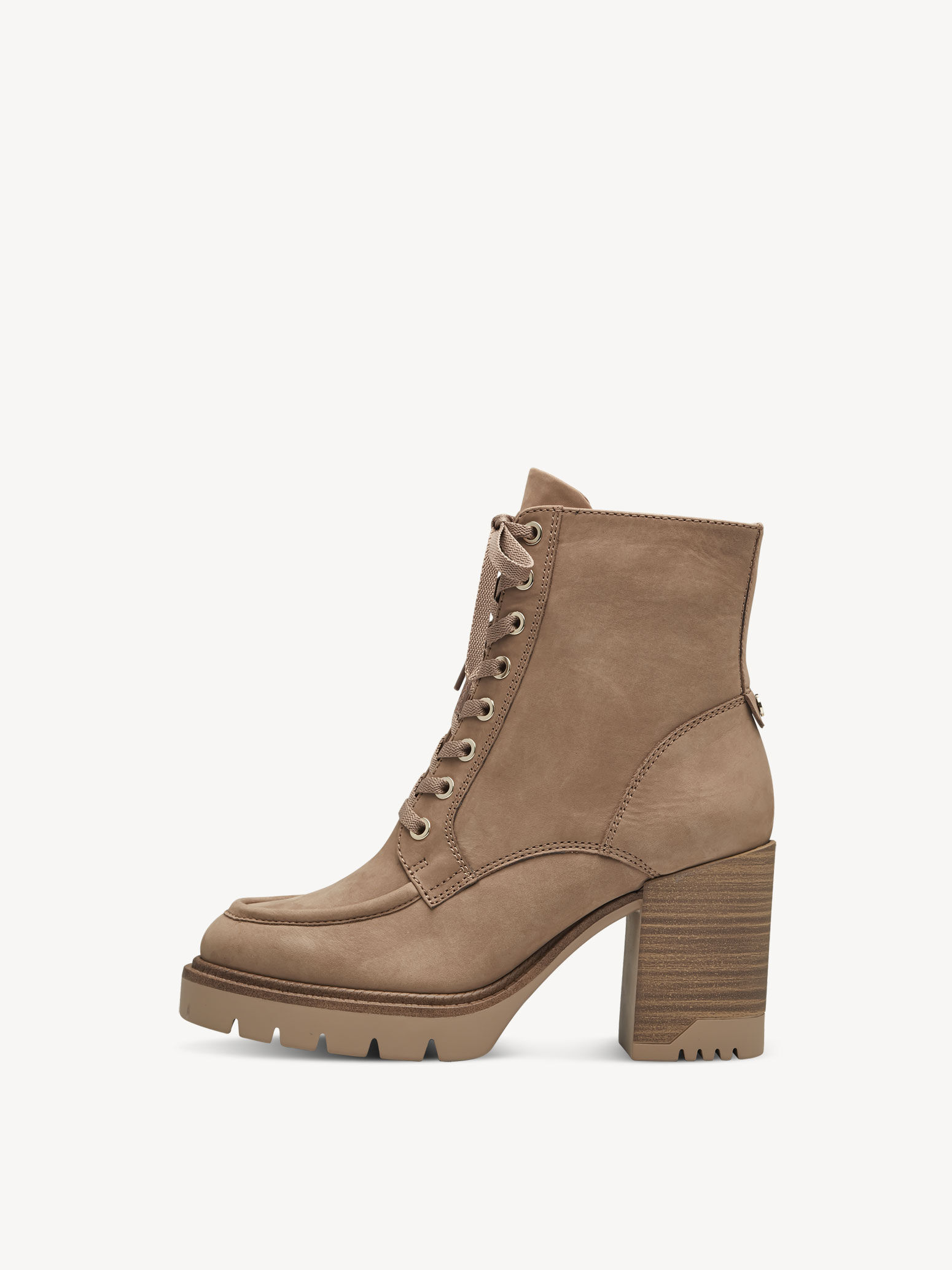 Bottine en cuir - marron