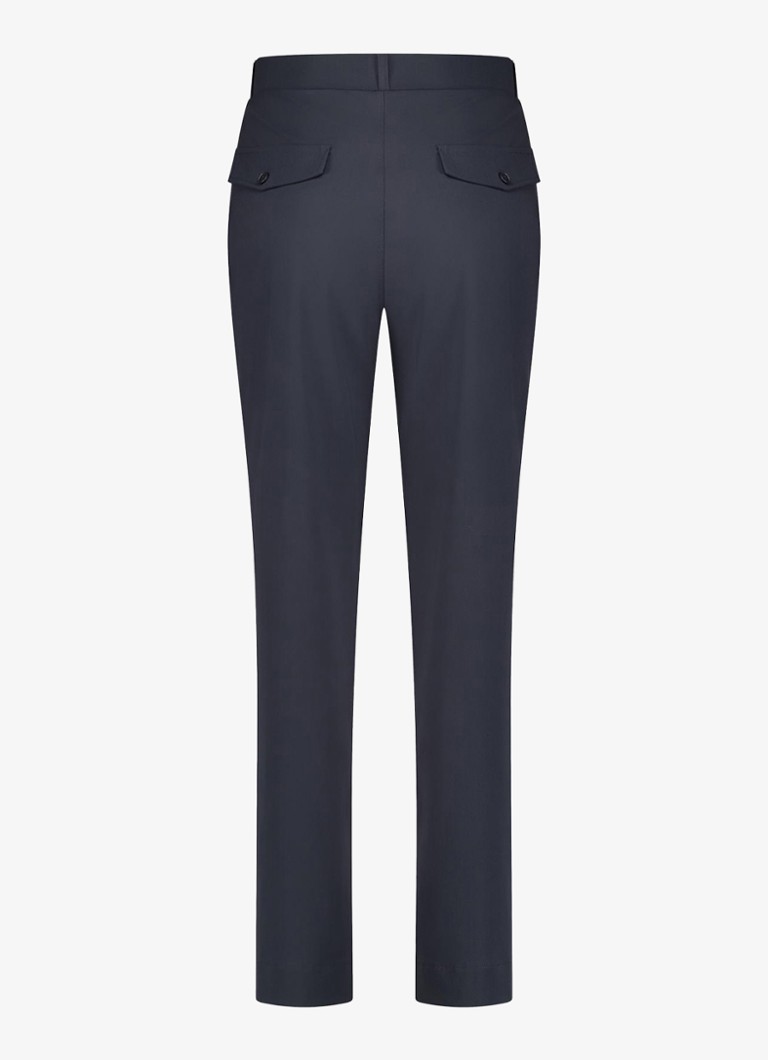Pantaloni Studio Anneloes Luca a vita medio-alta e gamba affusolata con piega stirata