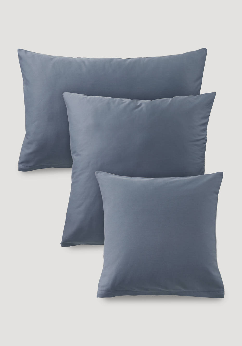 Satin Wende-Kissenbezug aus reiner Bio-Baumwolle