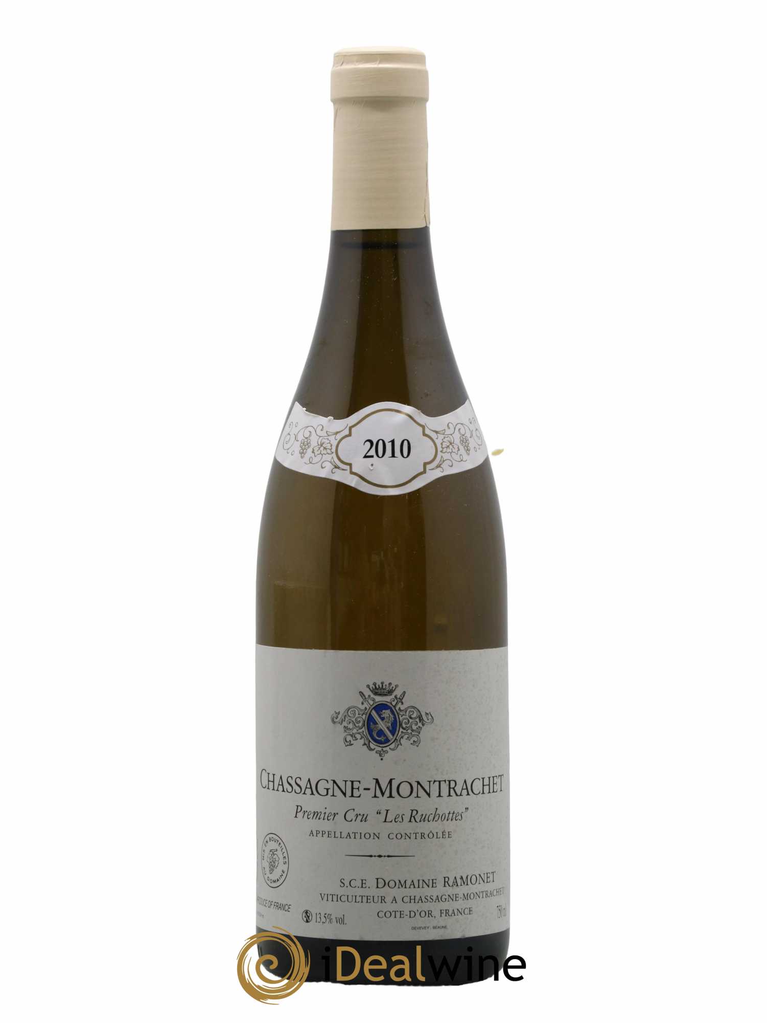 Chassagne-Montrachet 1er Cru Les Ruchottes Ramonet (Domaine)  2010 - Lot de 1 Bouteille