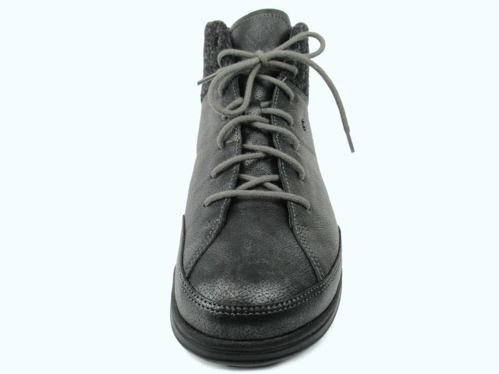 FINN COMFORT Schnür-Stiefeletten grau Galtür