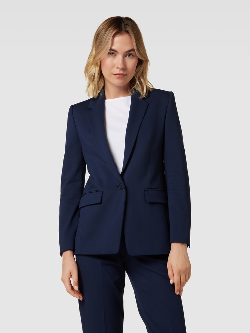 Blazer mit Reverskragen Modell 'ATLIN' in marineblau