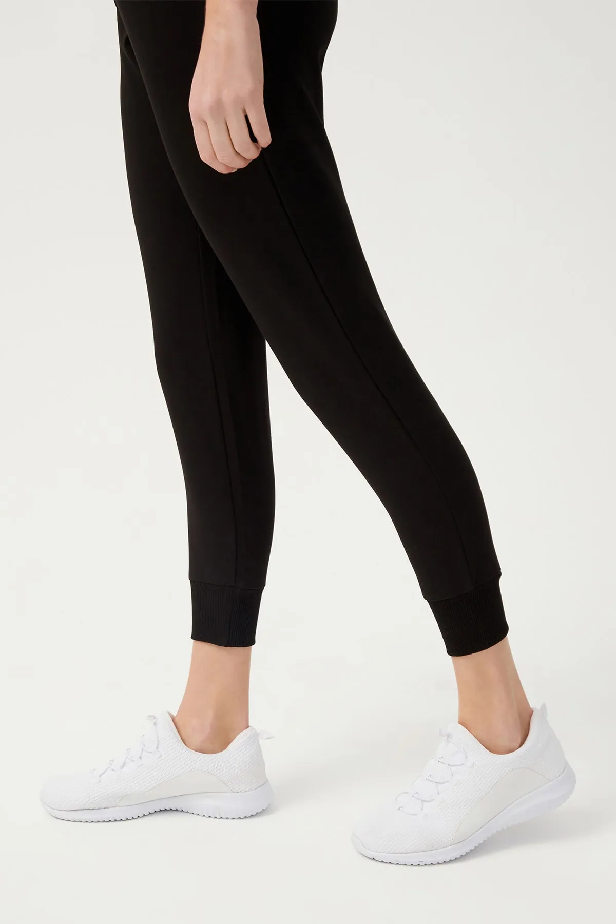 LOS OJOS  Schwarze Jogger-Jogginghose für Damen