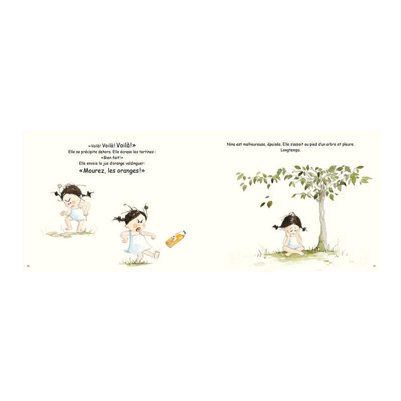 Livre Nina en colère - L'école des loisirs