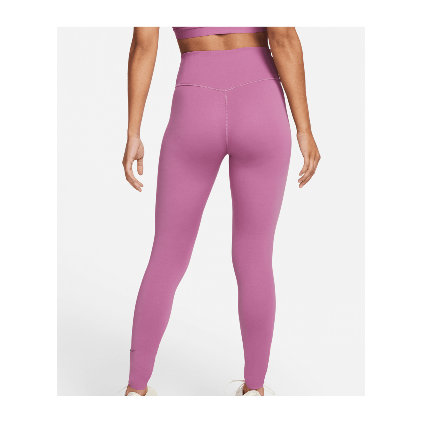 Nike Luxe Mid-Rise Leggings Running Damen Rot F507