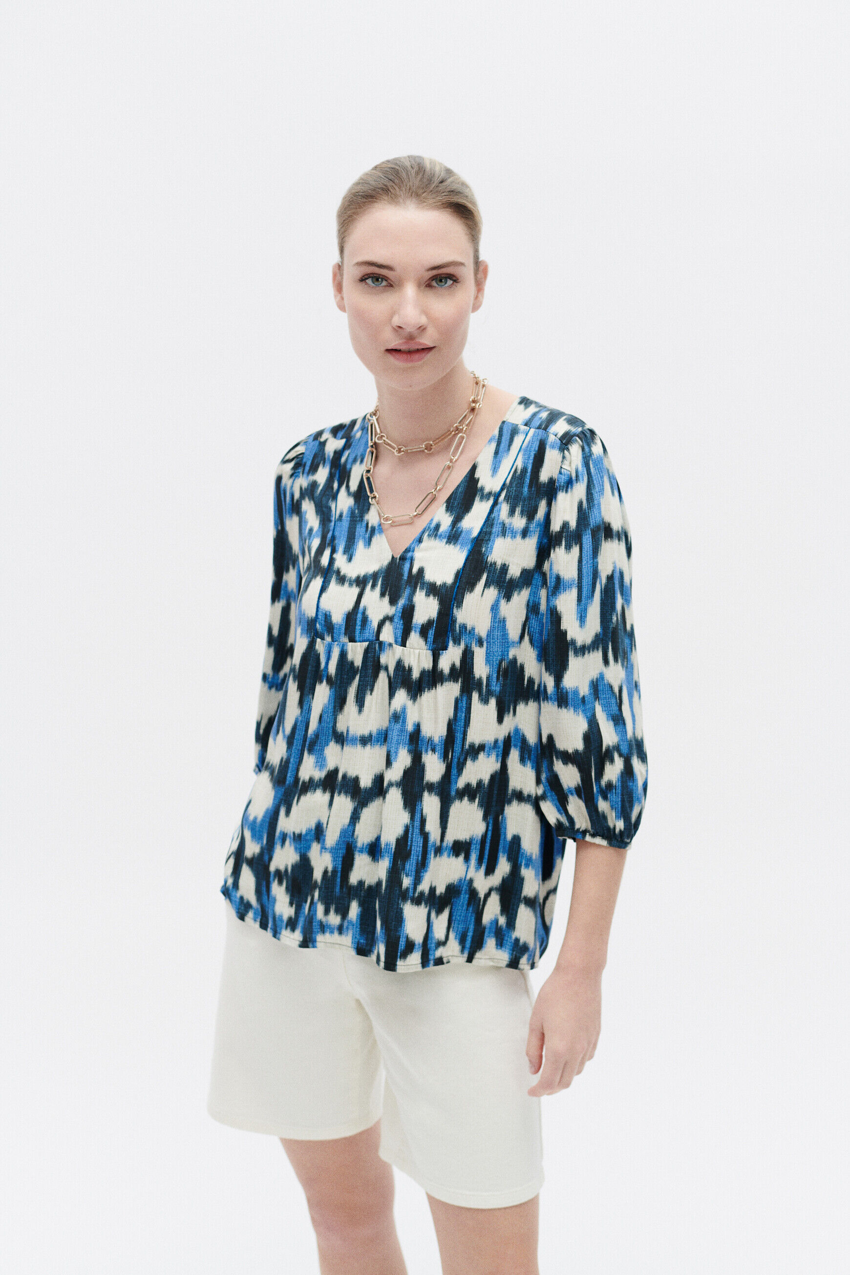 Blouse cfrido denim baby bleu femme