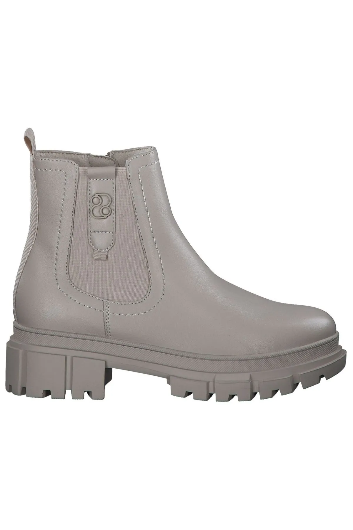 s.Oliver  Stiefelette - Beige - Blockabsatz