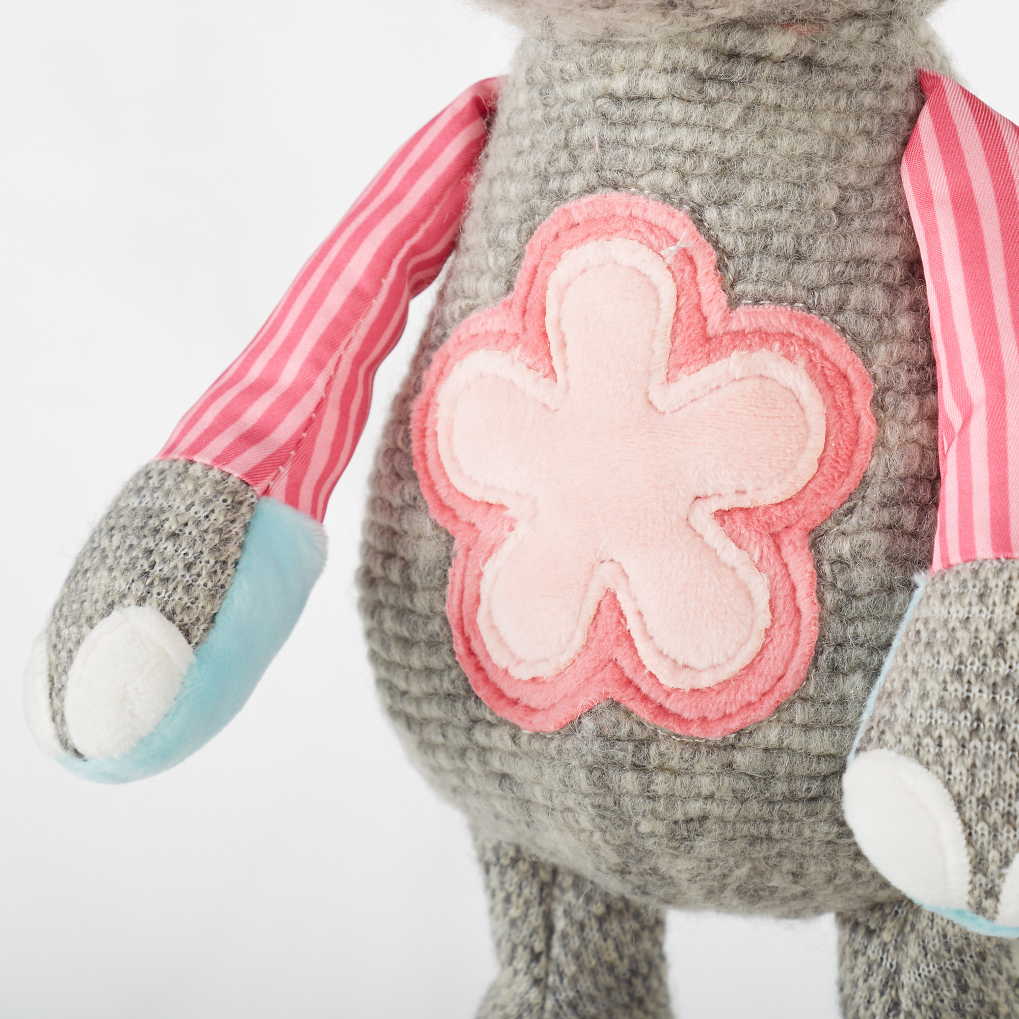Kuscheltier Elefant rosa,  Patchwork Sweety