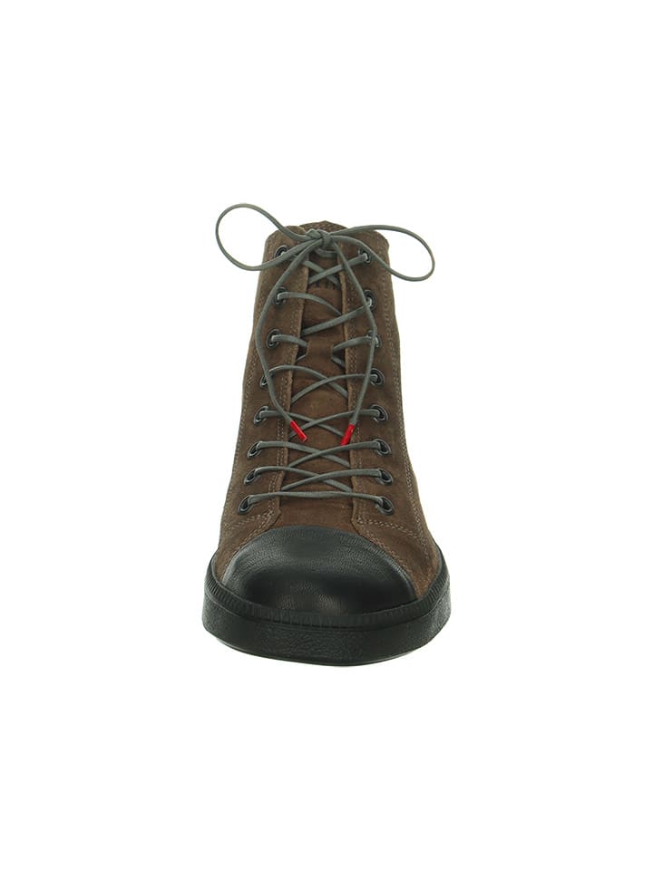 Think! Leder-Boots in Braun günstig kaufen