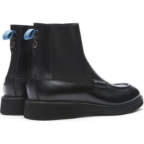 Lottusse Ankle Boot Aus Gebürstetem Kalbsleder In Schwarz